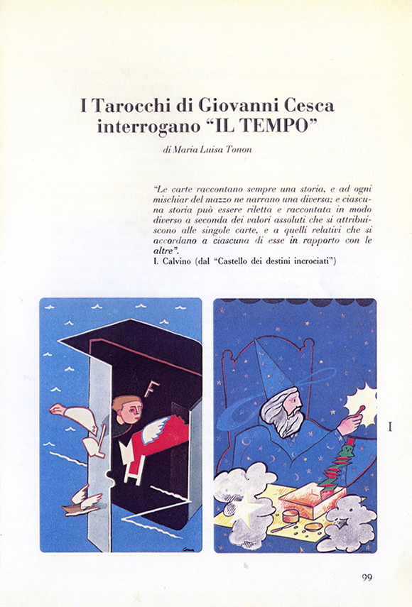 libro I Tarocchi, Le arti magiche